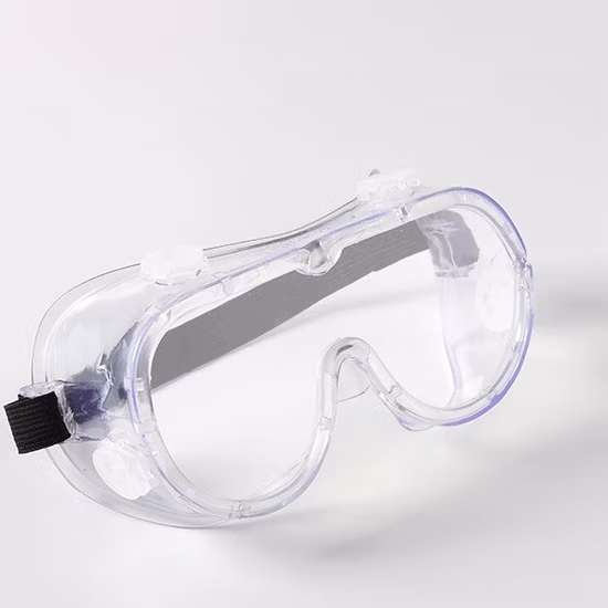 Safety Eye Goggles More Comfort to Wear with Wider Strap CE/FDA Registration
